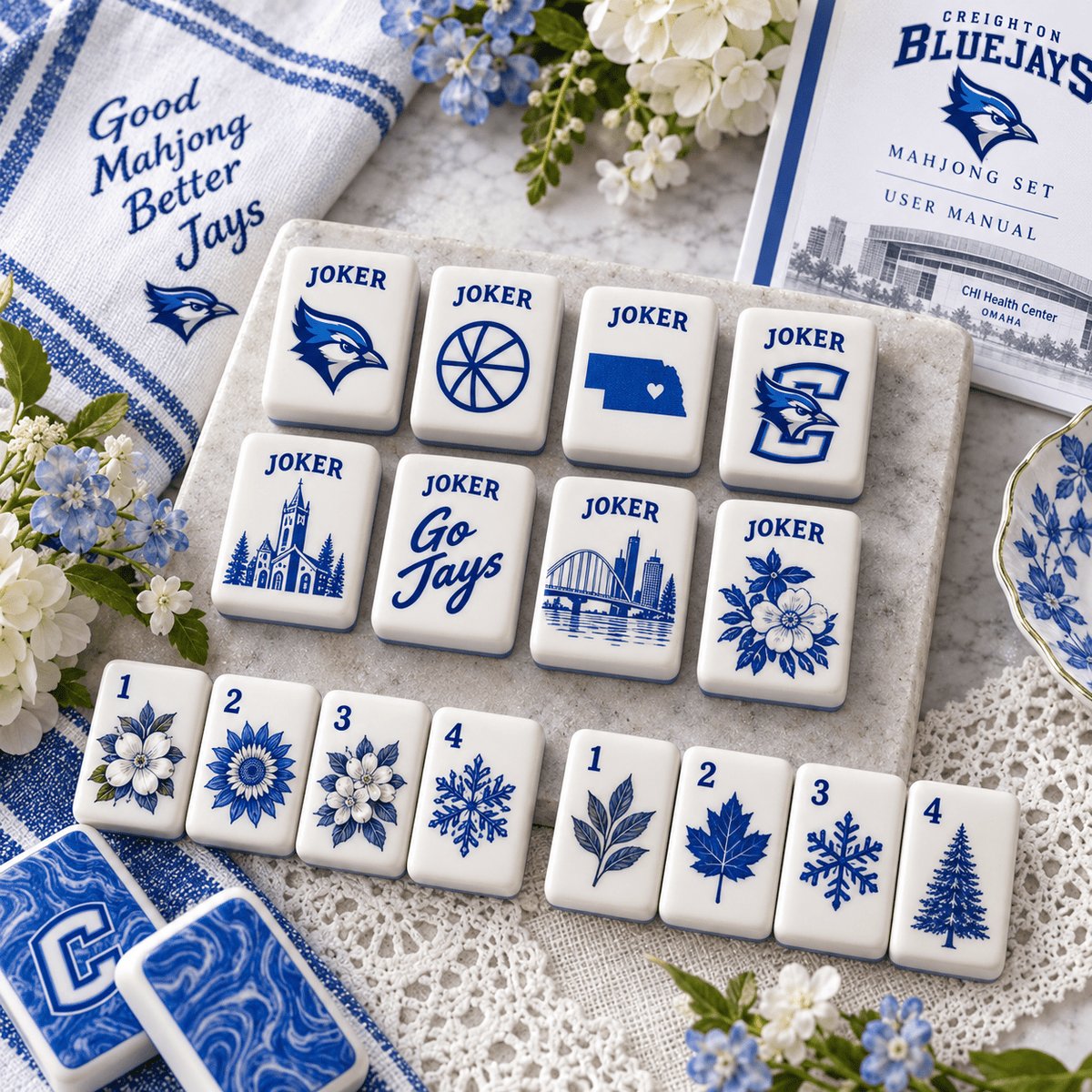 Premium CRB Mahjong Tiles Set TNSM