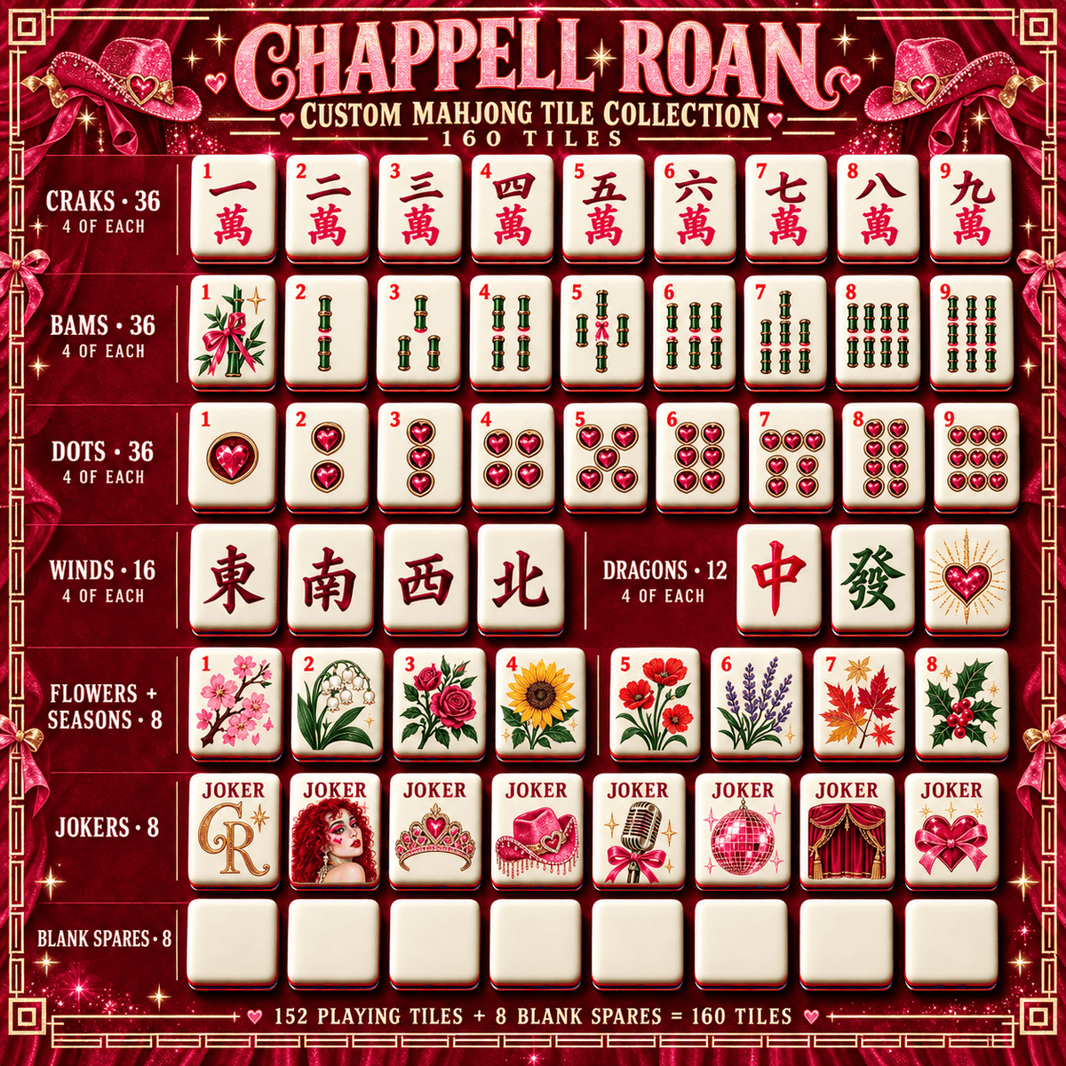 CPR Premium Mahjong Set – Game Night Edition PNPA