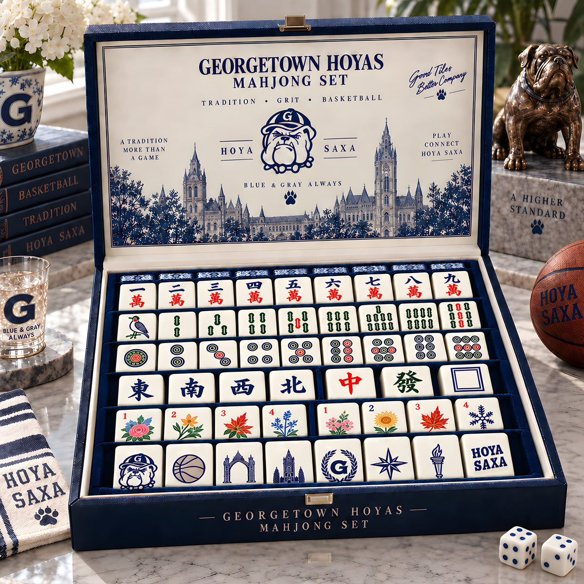 Premium GTH Mahjong Tiles Set TNSM