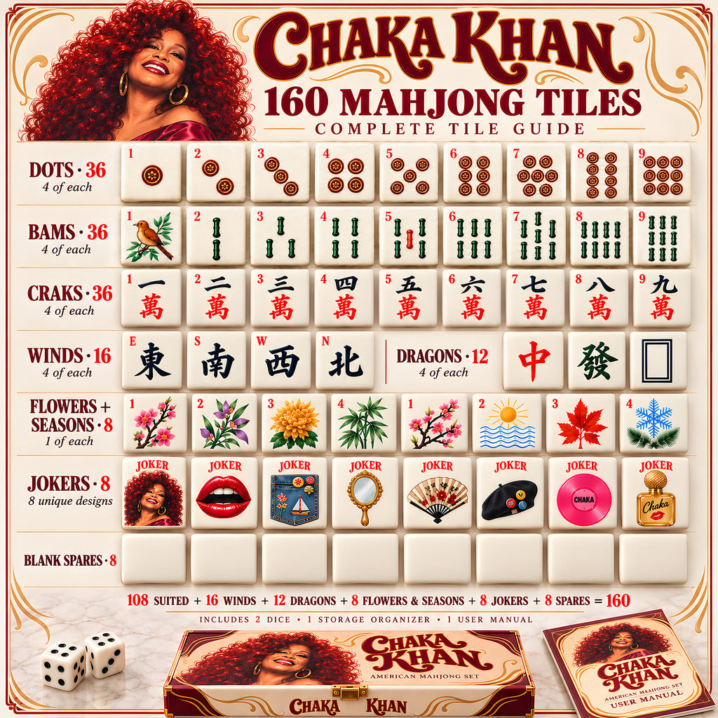 Premium CKK Mahjong Tiles Set TTMH