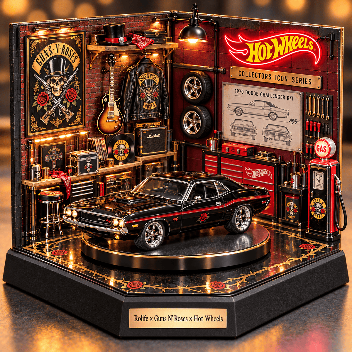GNR Collectible Car Garage Diorama PNPA