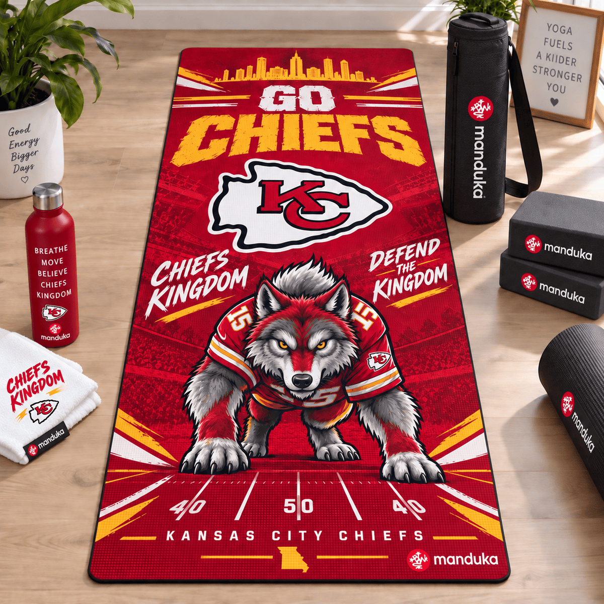 KCC Premium Printed Yoga Mat BMD