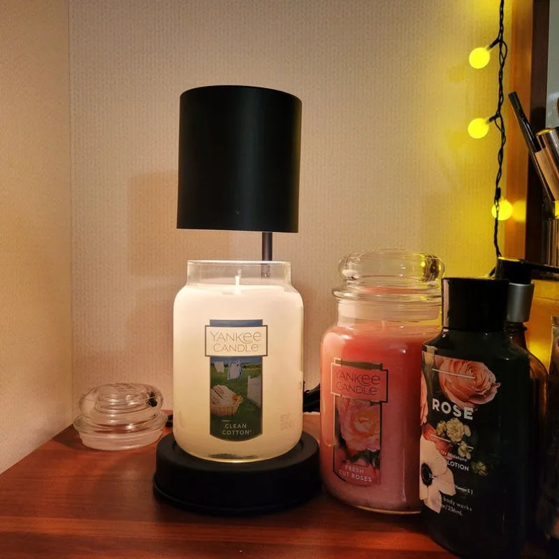 Korean Candle Warmer Lamp Candle Tray  Candle Holder Modern Dimmable Electric Night Light Fragrance Light Desk Decor Lighting